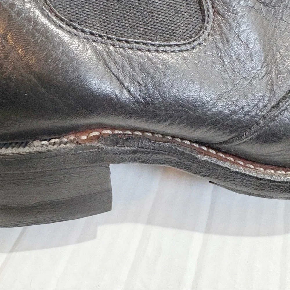Boulet Chelsea Boots Made in Canada Women’s Size 7 Men’s Size 5.5 C Pebbled Flat